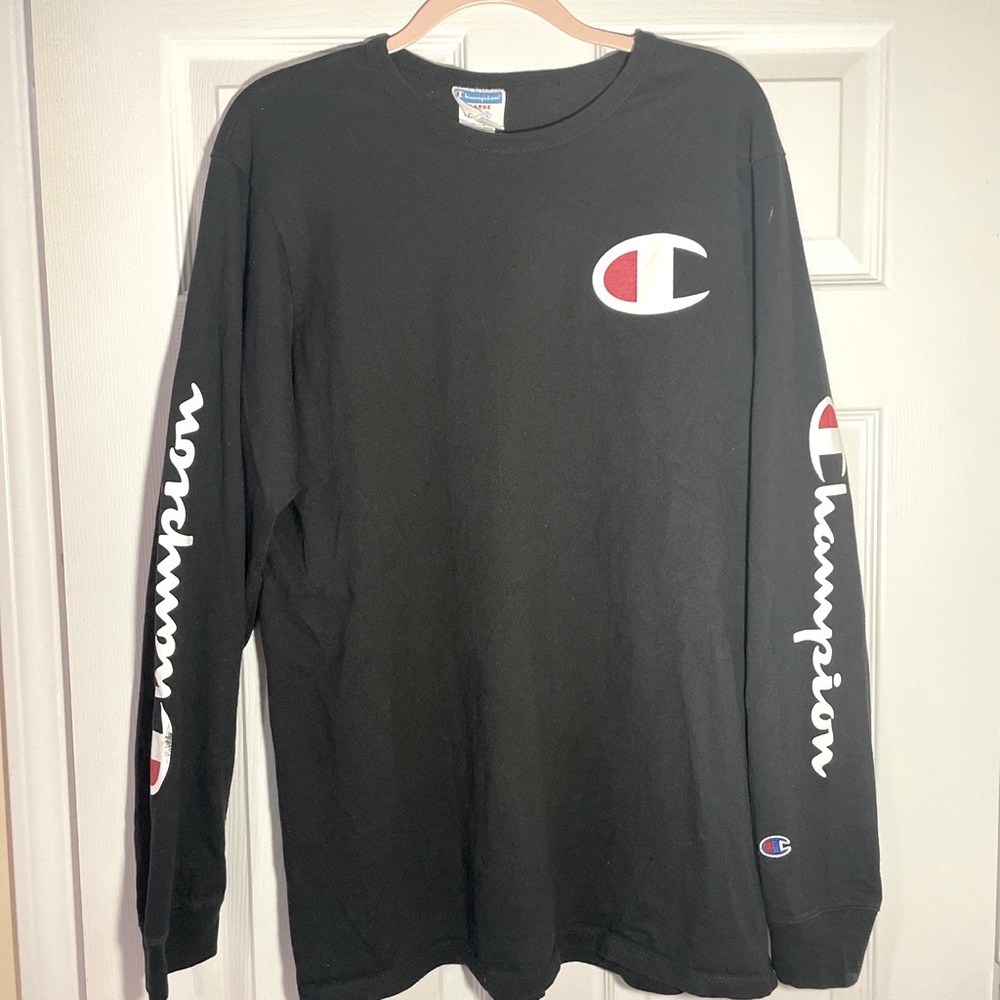 Black Champion long-sleeve.